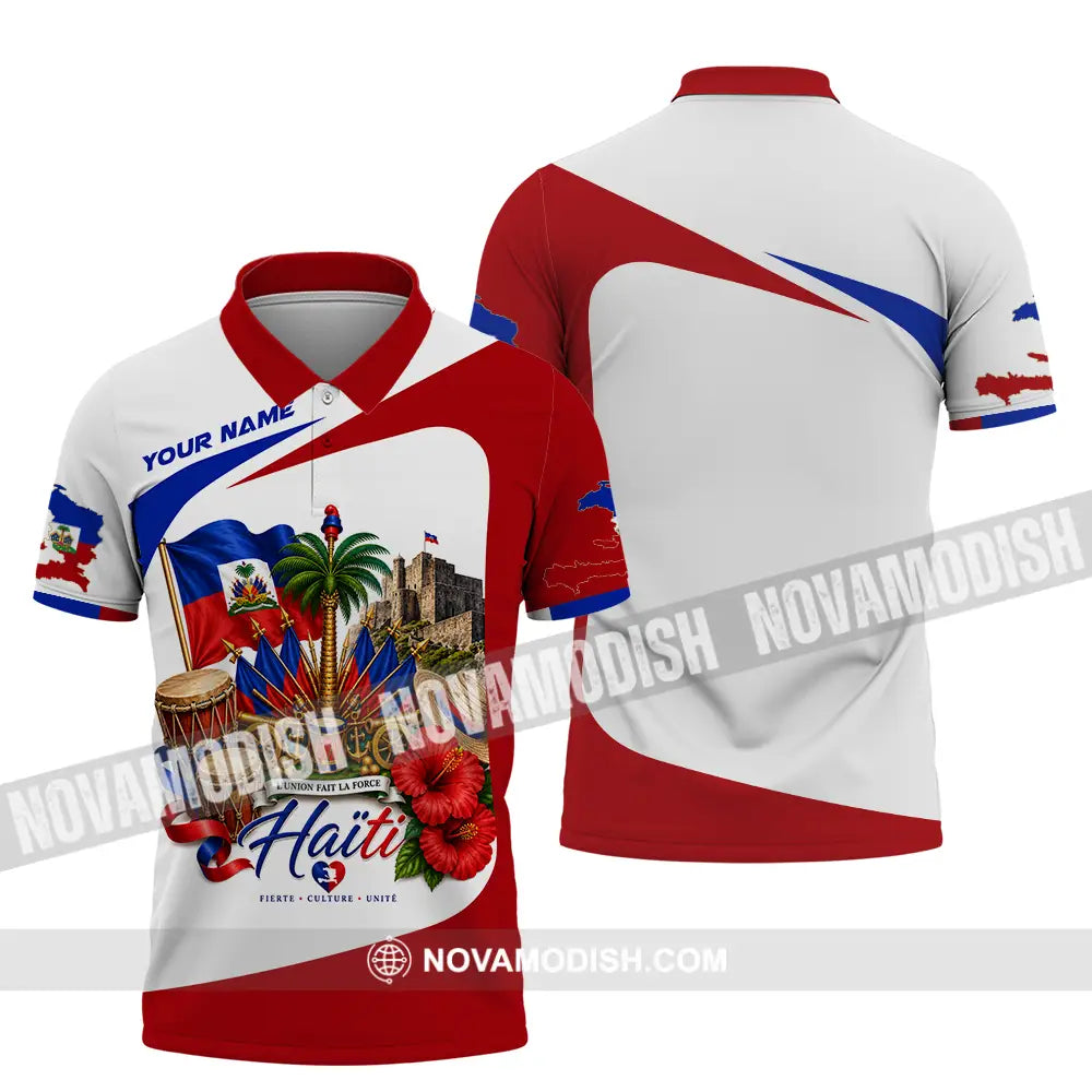 Unisex Shirt - Custom Haiti Shirt - Polo Shirt / S - T-shirt