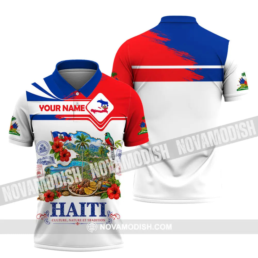 Unisex Shirt - Custom Haiti Shirt - Polo Shirt / S - T-shirt