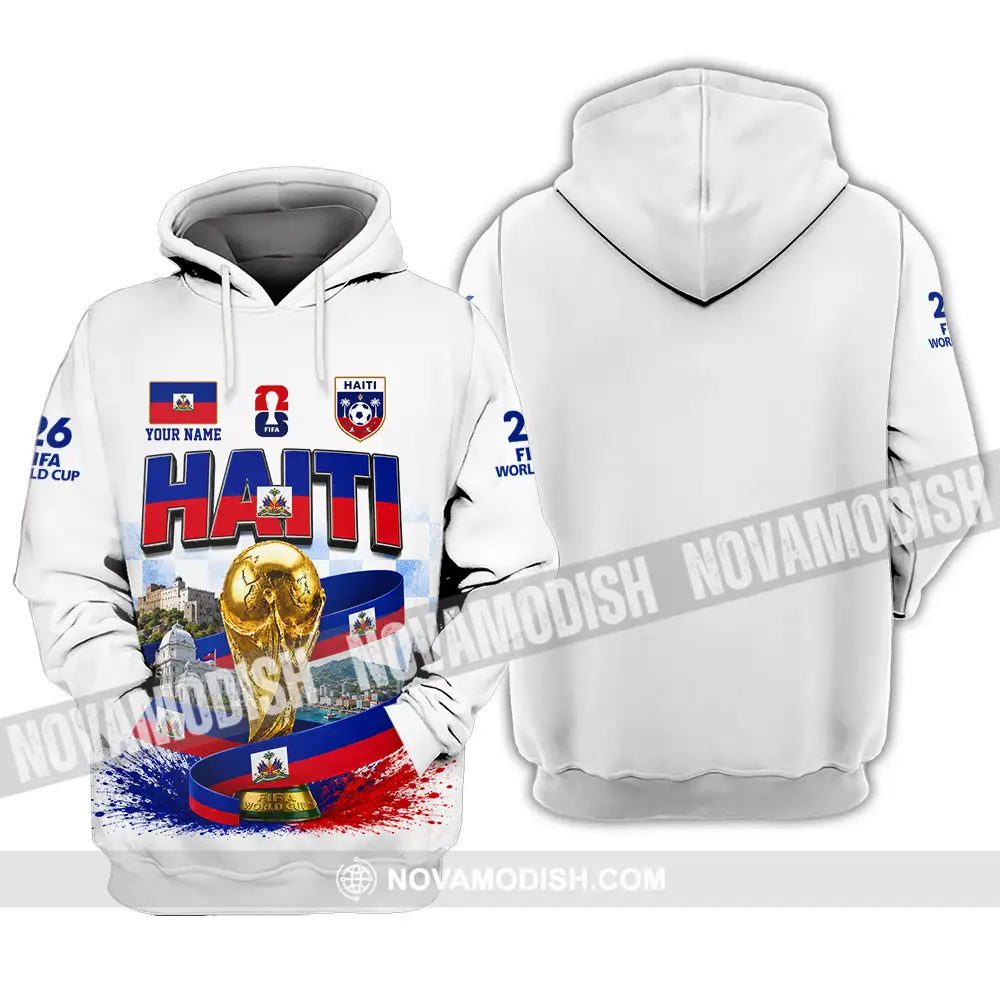 Unisex Shirt - Custom Haiti World Cup 2026 Shirt - Hoodie / S - T-shirt