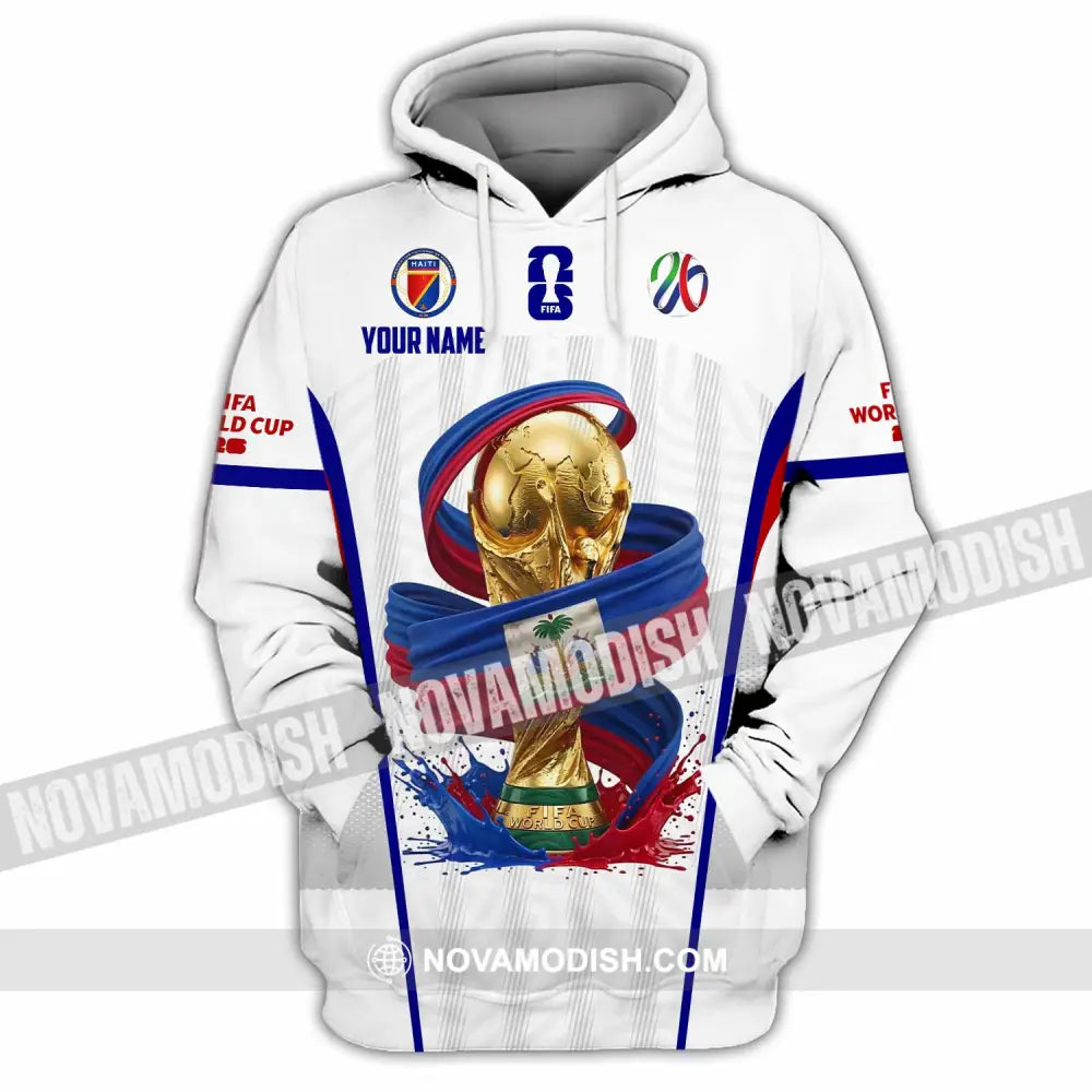 Unisex Shirt - Custom Haiti World Cup 2026 Shirt - Hoodie / S - T-shirt