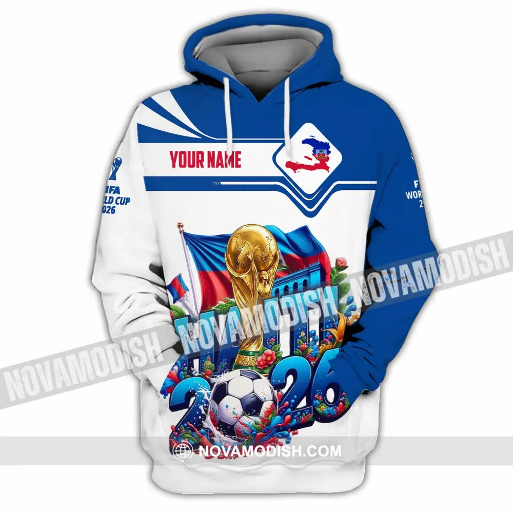 Unisex Shirt - Custom Haiti World Cup 2026 Shirt - Hoodie / S - T-shirt