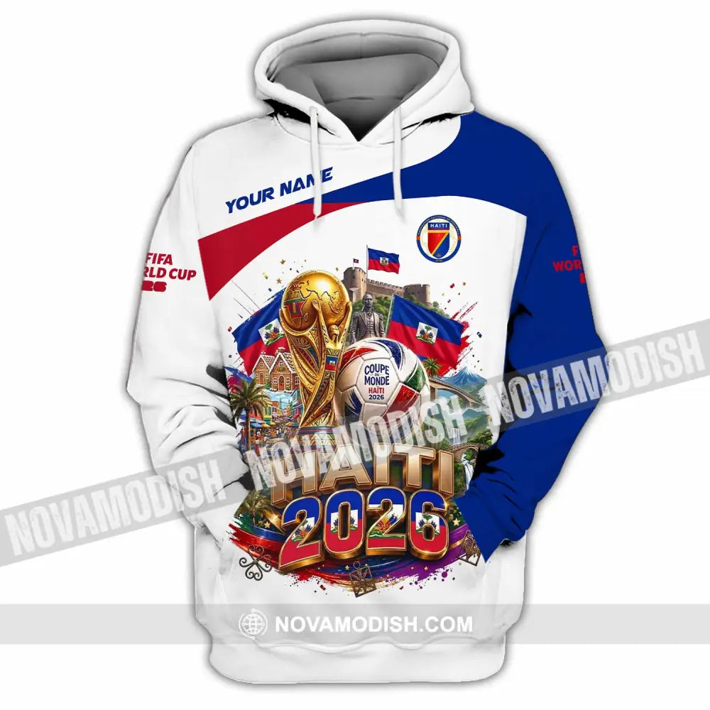 Unisex Shirt - Custom Haiti World Cup 2026 Shirt - Hoodie / S - T-shirt