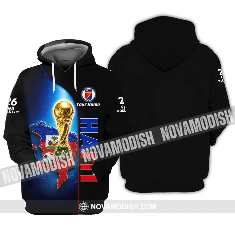 Unisex Shirt - Custom Haiti World Cup 2026 Shirt - Hoodie / S - T-shirt