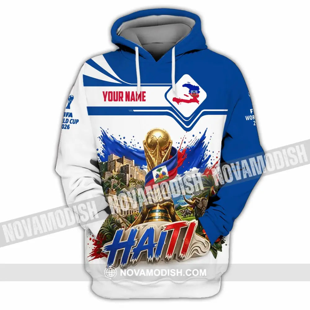Unisex Shirt - Custom Haiti World Cup 2026 Shirt - Hoodie / S - T-shirt
