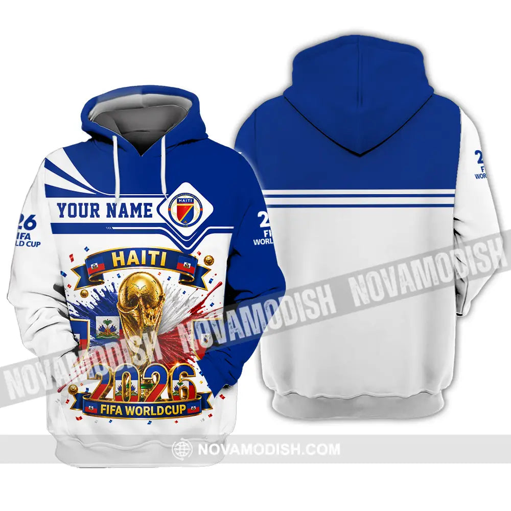 Unisex Shirt - Custom Haiti World Cup 2026 Shirt - Hoodie / S - T-shirt