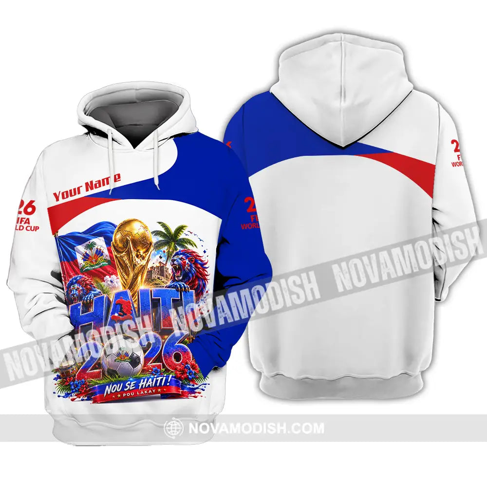 Unisex Shirt - Custom Haiti World Cup 2026 Shirt - Hoodie / S - T-shirt