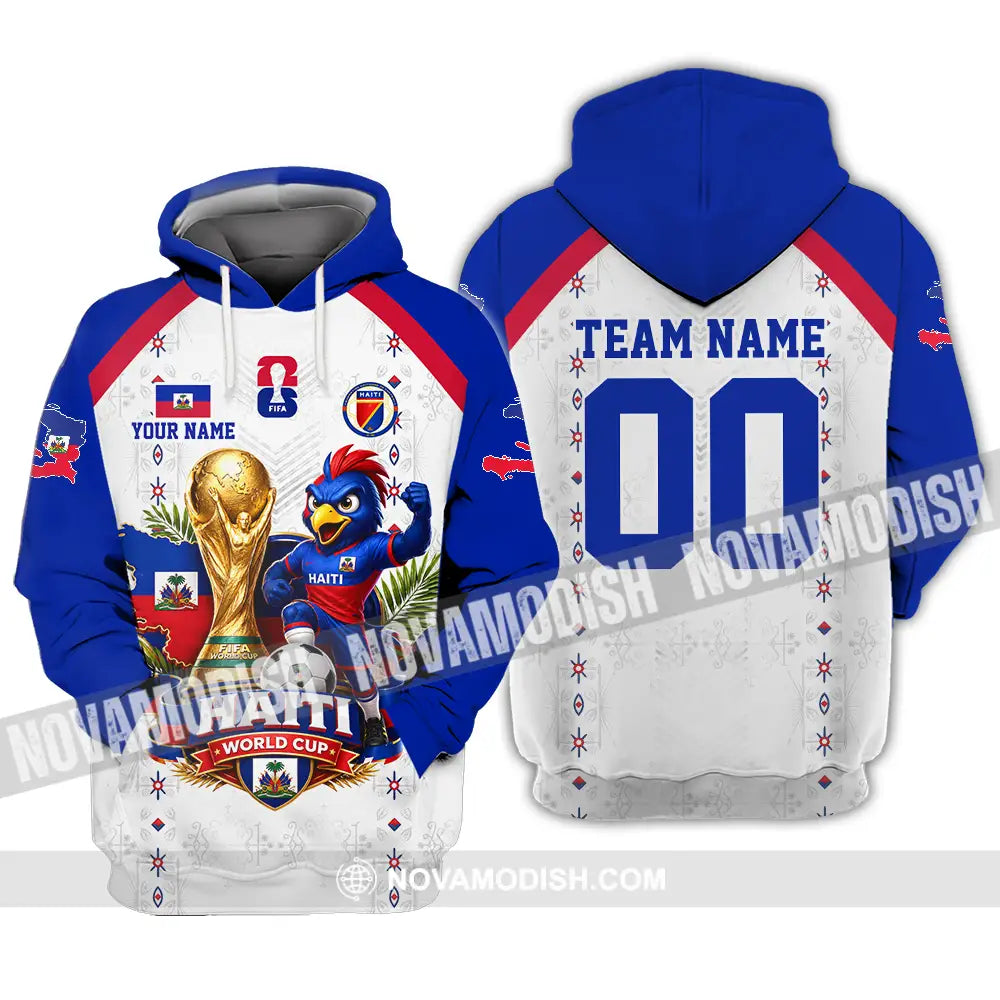 Unisex Shirt - Custom Haiti World Cup 2026 Shirt - Hoodie / S - T-shirt