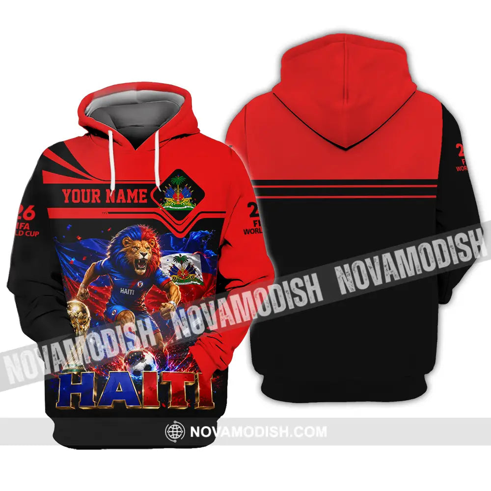 Unisex Shirt - Custom Haiti World Cup 2026 Shirt - Hoodie / S - T-shirt