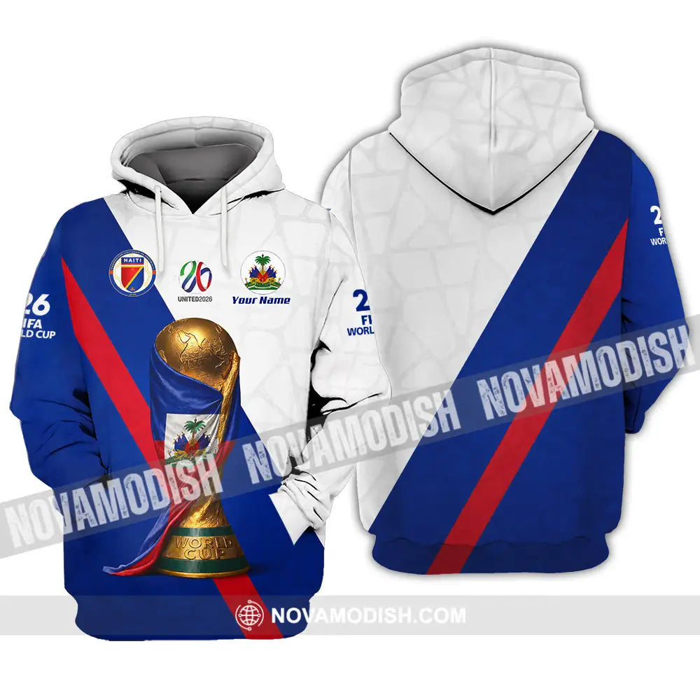 Unisex Shirt - Custom Haiti World Cup 2026 Shirt - Hoodie / S - T-shirt