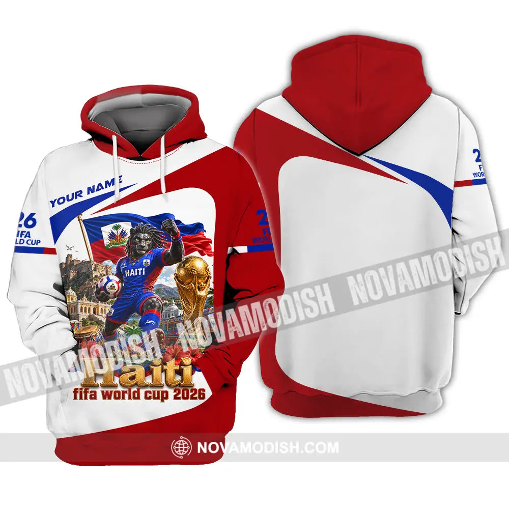 Unisex Shirt - Custom Haiti World Cup 2026 Shirt - Hoodie / S - T-shirt
