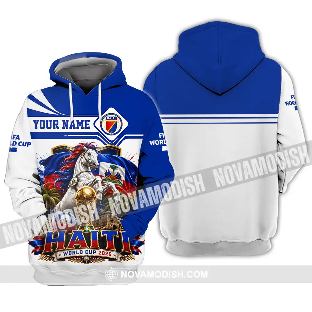 Unisex Shirt - Custom Haiti World Cup 2026 Shirt - Hoodie / S - T-shirt