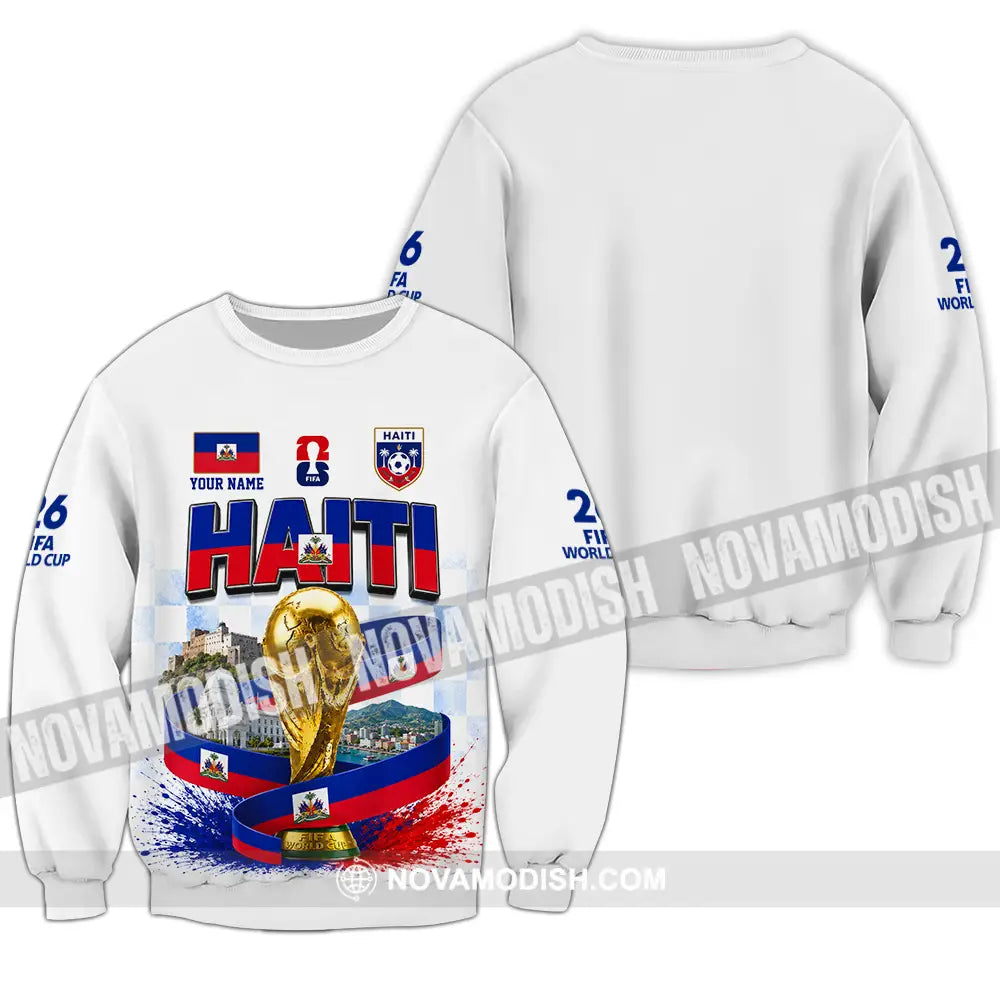 Unisex Shirt - Custom Haiti World Cup 2026 Shirt - Long Sleeve / S - T-shirt
