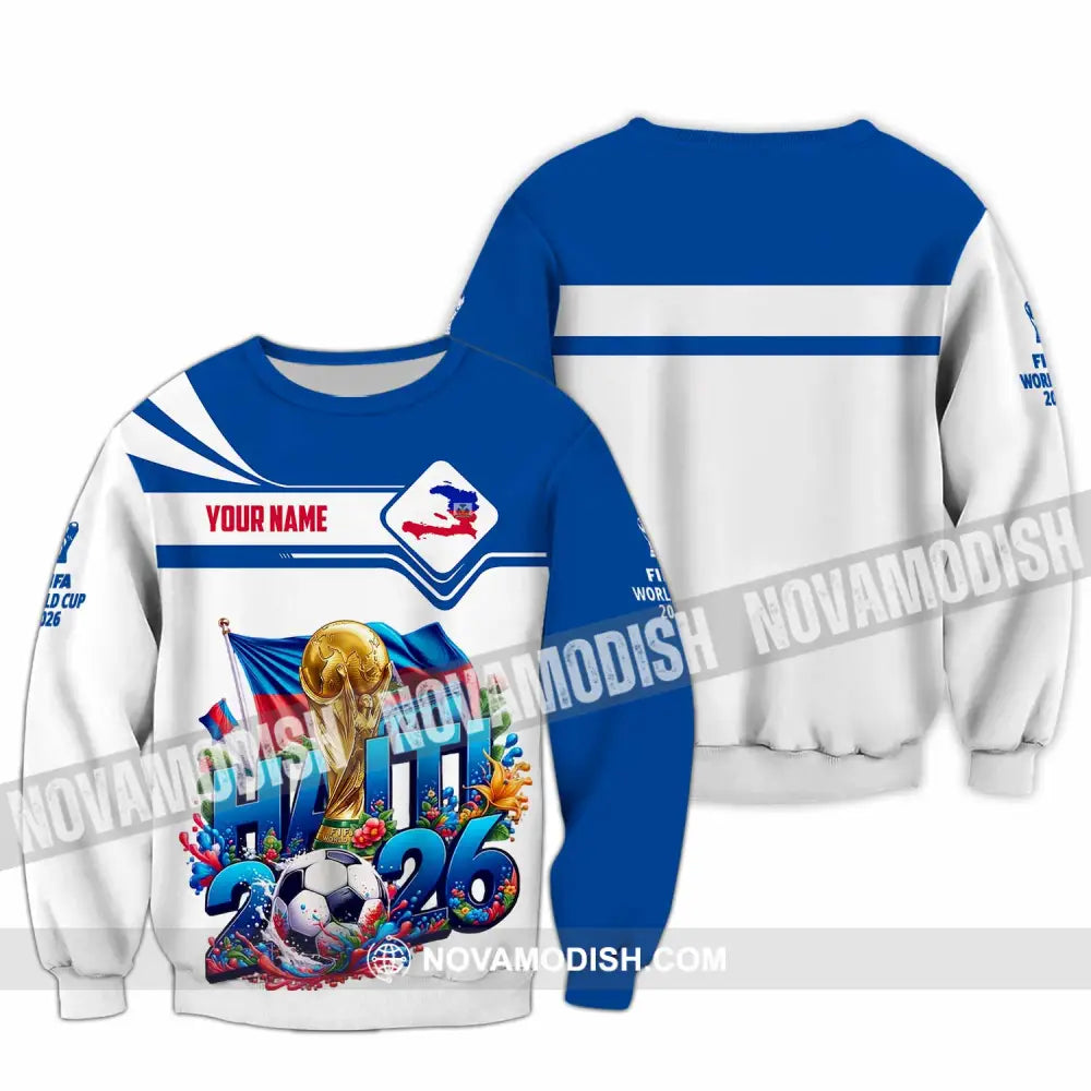 Unisex Shirt - Custom Haiti World Cup 2026 Shirt - Long Sleeve / S - T-shirt