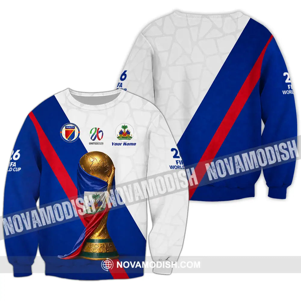 Unisex Shirt - Custom Haiti World Cup 2026 Shirt - Long Sleeve / S - T-shirt