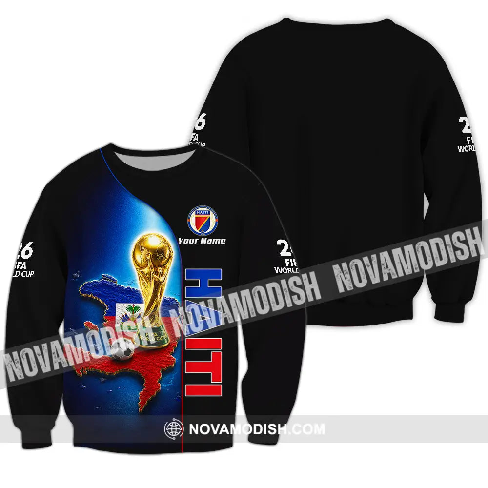 Unisex Shirt - Custom Haiti World Cup 2026 Shirt - Long Sleeve / S - T-shirt