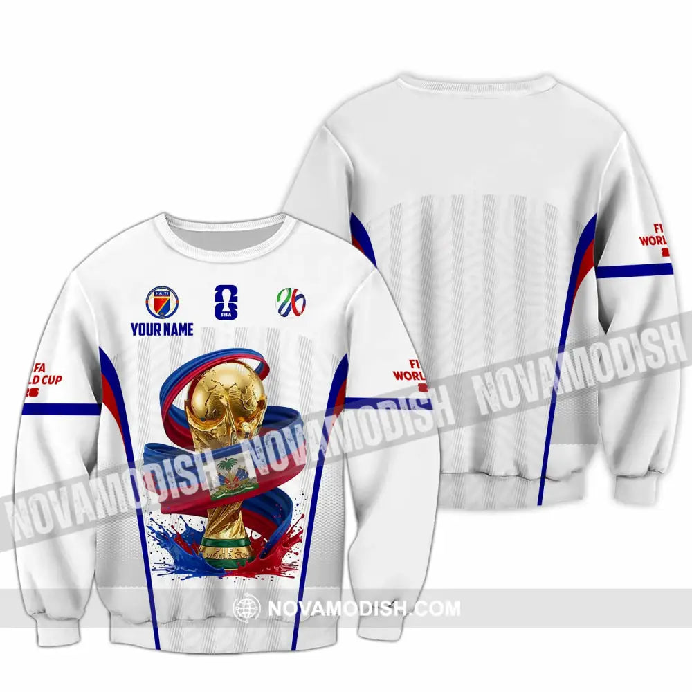 Unisex Shirt - Custom Haiti World Cup 2026 Shirt - Long Sleeve / S - T-shirt