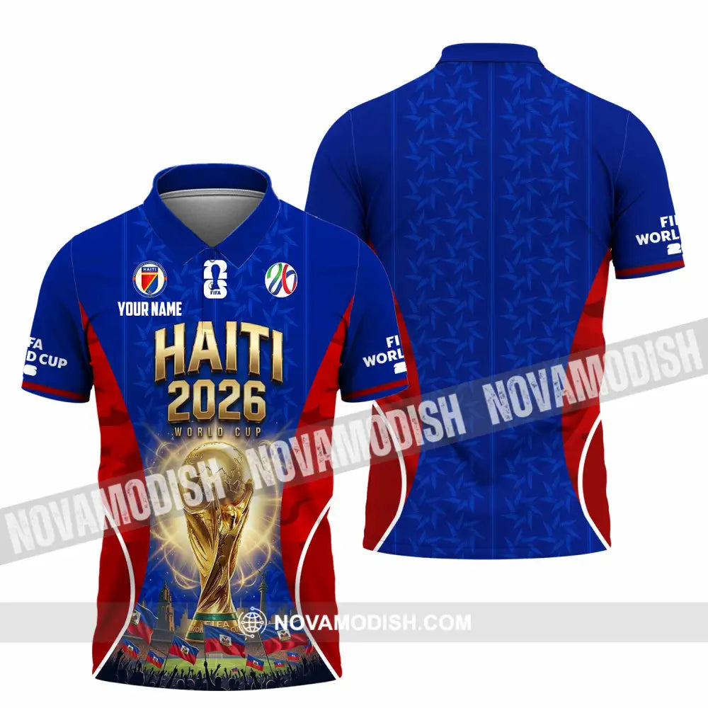 Unisex Shirt - Custom Haiti World Cup 2026 Shirt - Polo Shirt / S - T-shirt