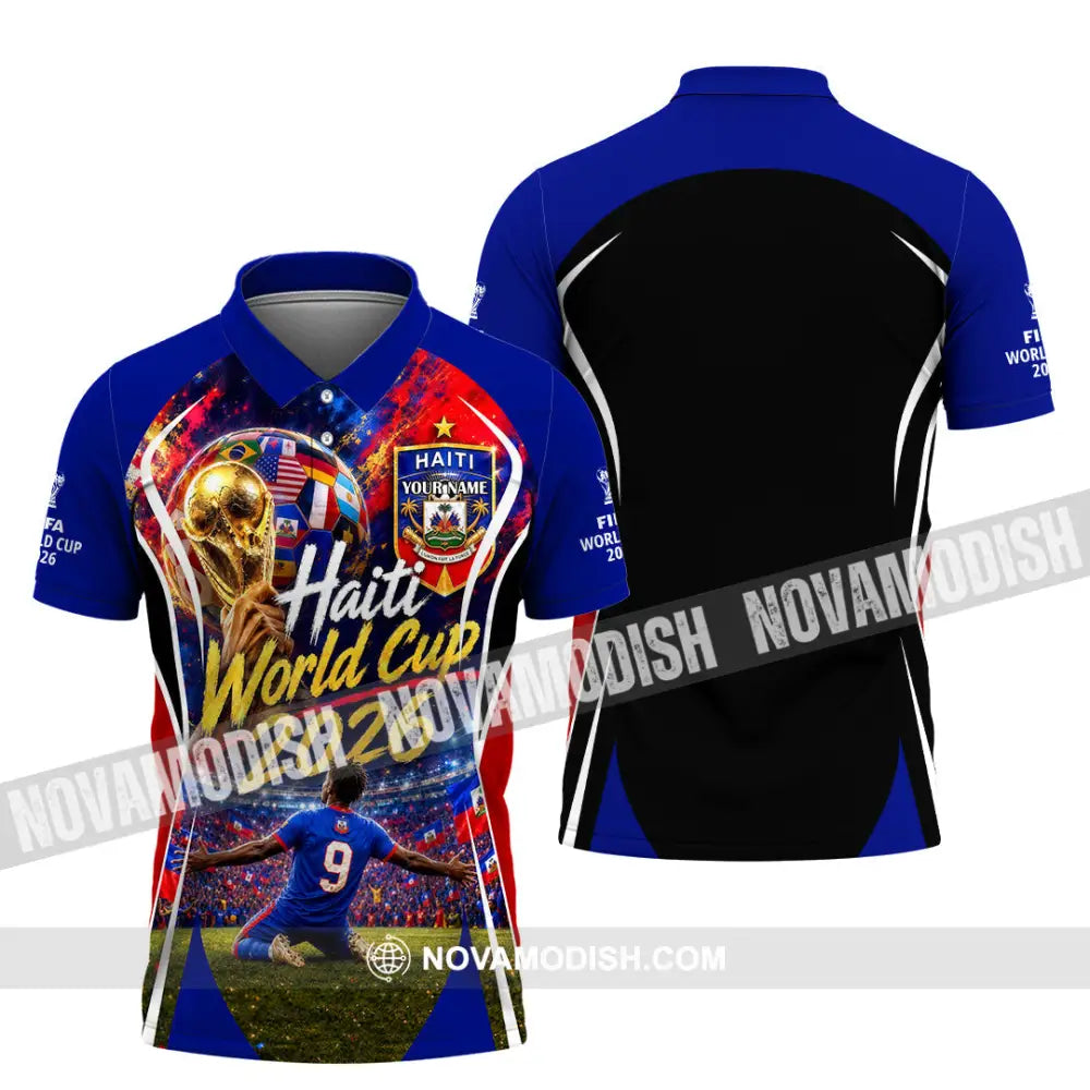 Unisex Shirt - Custom Haiti World Cup 2026 Shirt - Polo Shirt / S - T-shirt