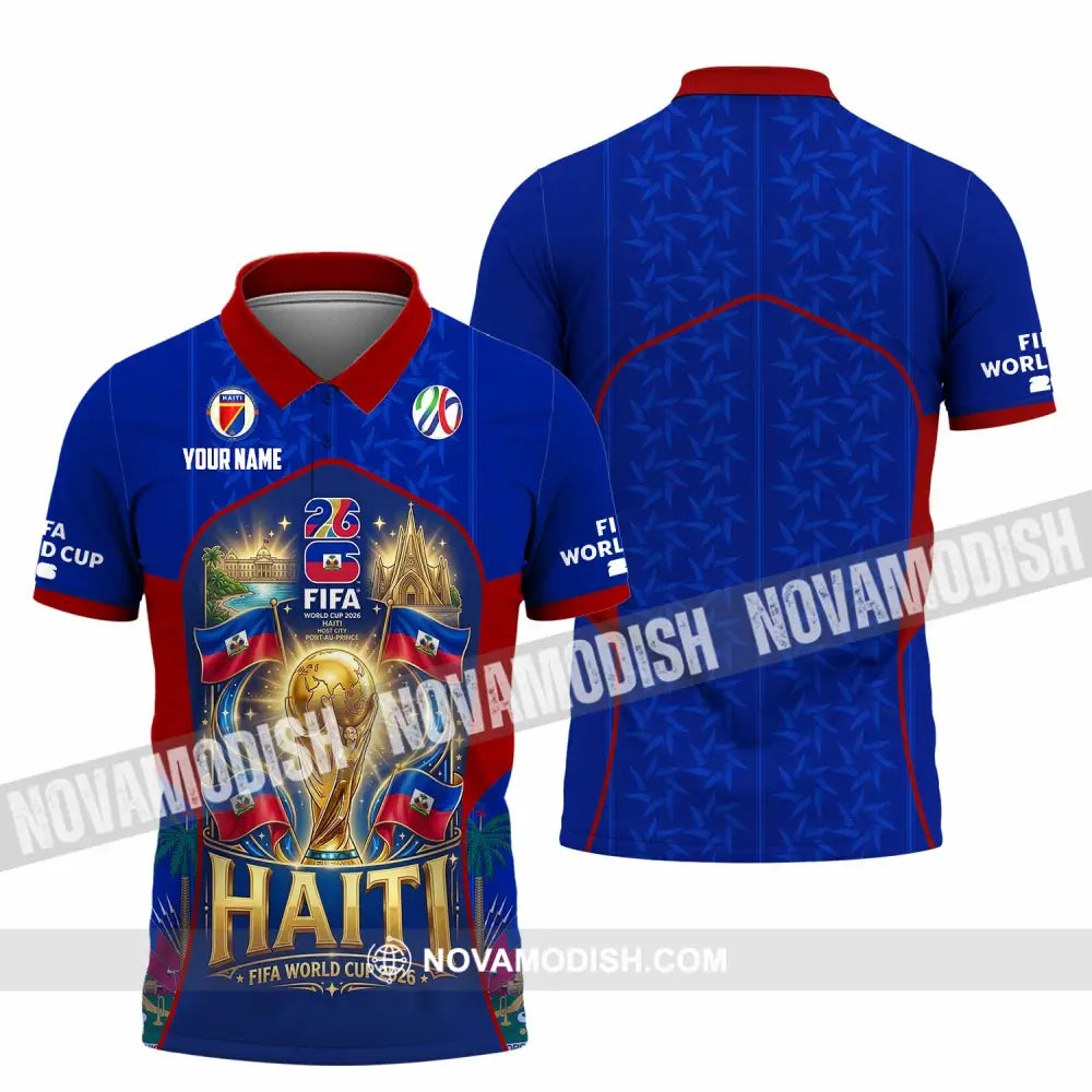 Unisex Shirt - Custom Haiti World Cup 2026 Shirt - Polo Shirt / S - T-shirt