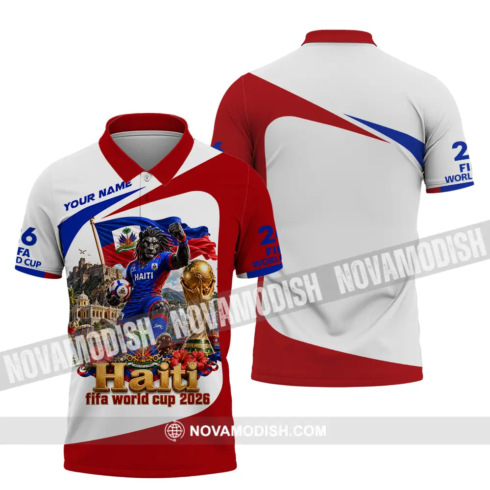 Unisex Shirt - Custom Haiti World Cup 2026 Shirt - Polo Shirt / S - T-shirt