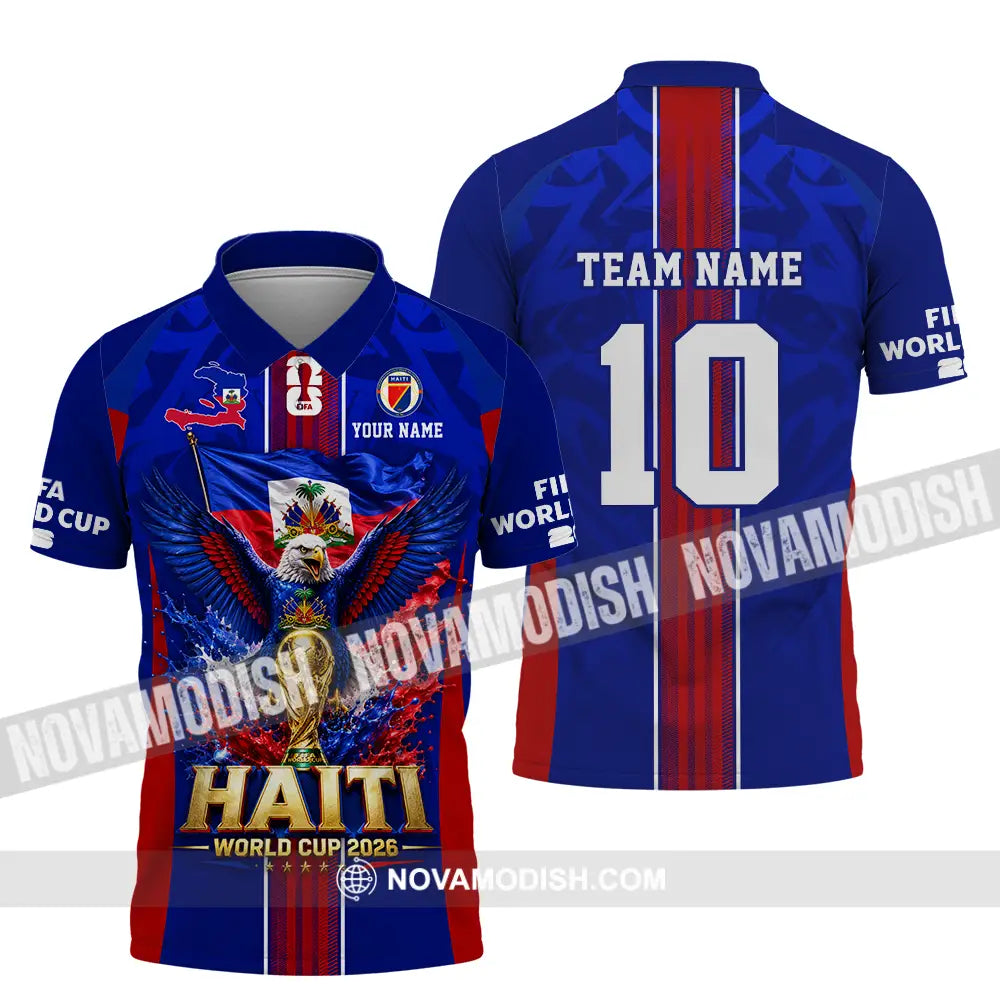 Unisex Shirt - Custom Haiti World Cup 2026 Shirt - Polo Shirt / S - T-shirt