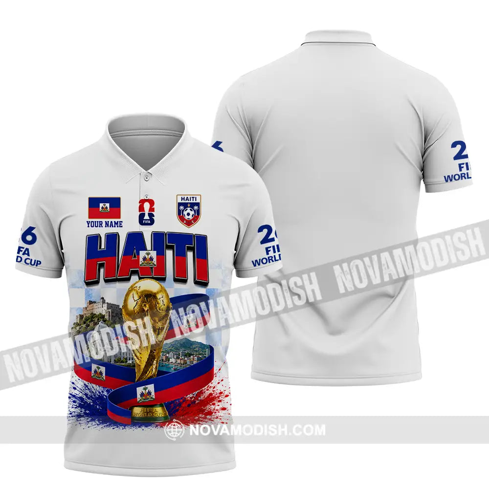 Unisex Shirt - Custom Haiti World Cup 2026 Shirt - Polo Shirt / S - T-shirt