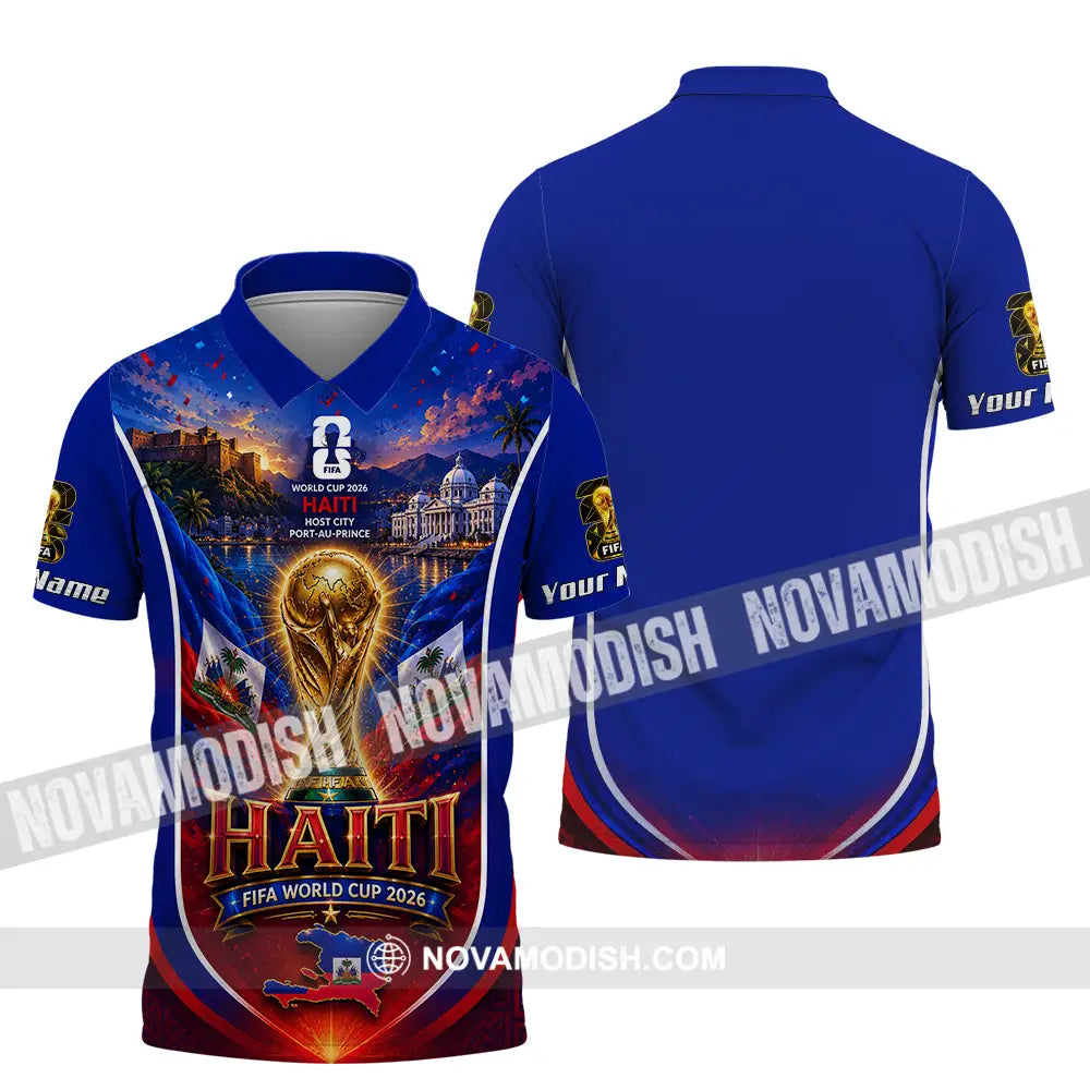 Unisex Shirt - Custom Haiti World Cup 2026 Shirt - Polo Shirt / S - T-shirt