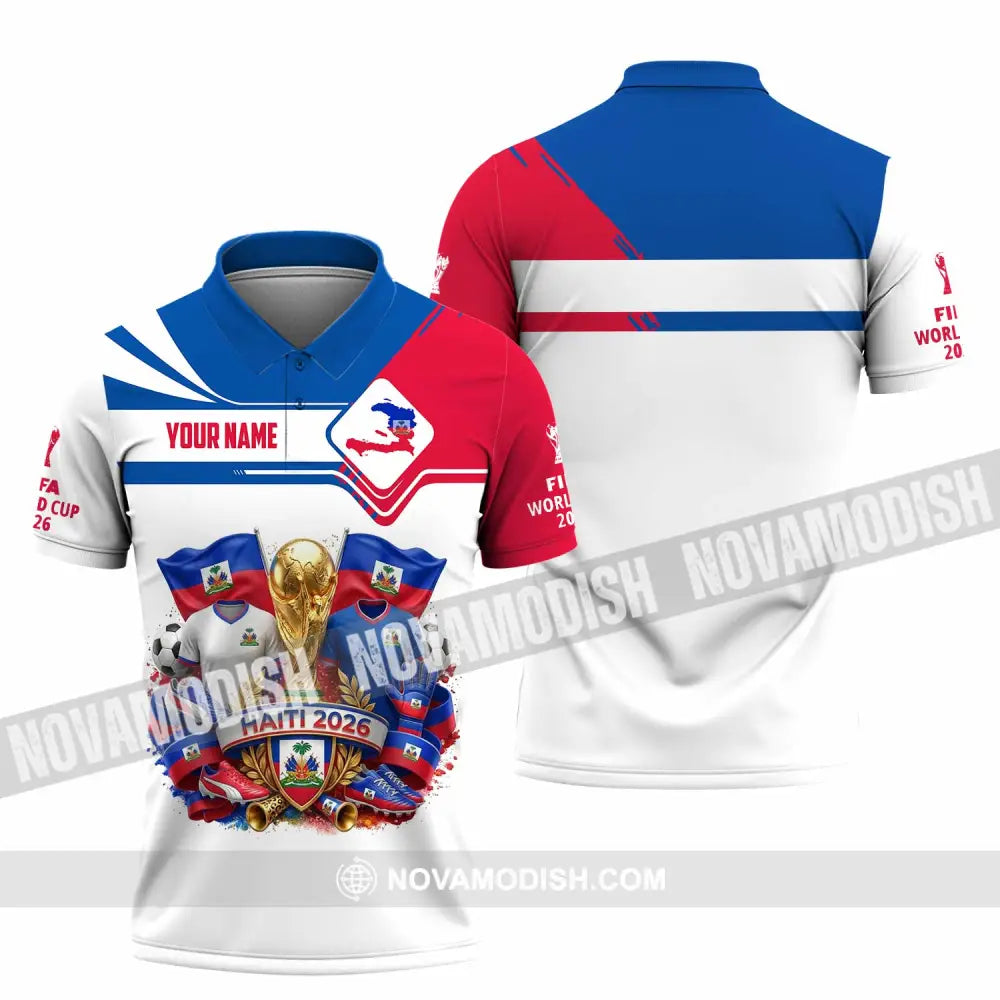 Unisex Shirt - Custom Haiti World Cup 2026 Shirt - Polo Shirt / S - T-shirt