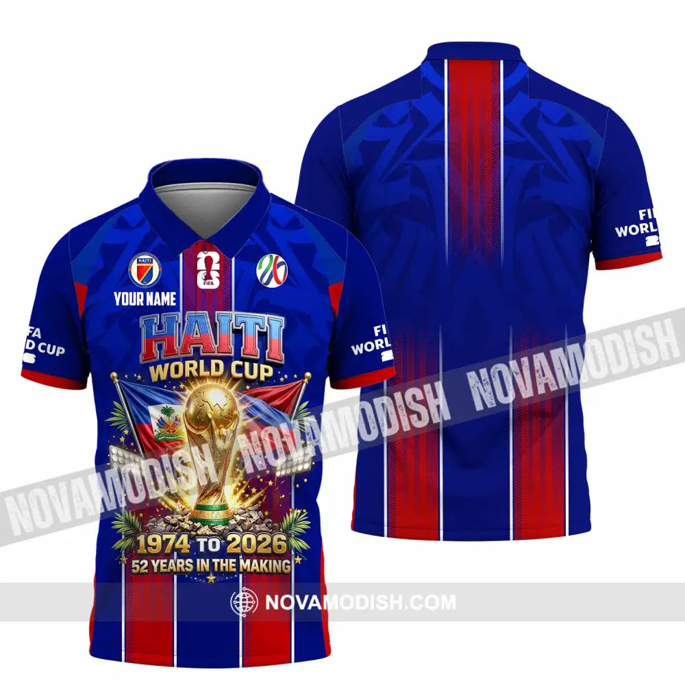 Unisex Shirt - Custom Haiti World Cup 2026 Shirt - Polo Shirt / S - T-shirt