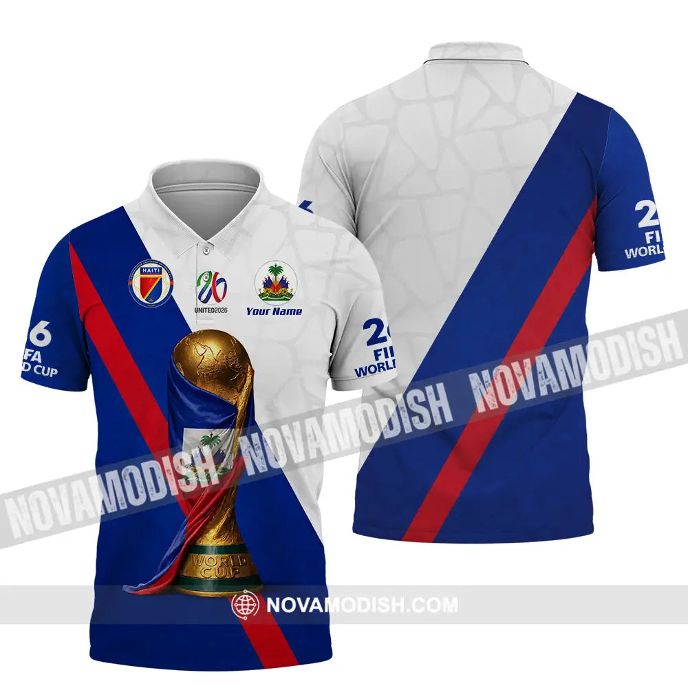 Unisex Shirt - Custom Haiti World Cup 2026 Shirt - Polo Shirt / S - T-shirt
