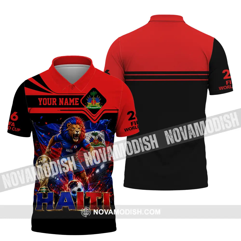 Unisex Shirt - Custom Haiti World Cup 2026 Shirt - Polo Shirt / S - T-shirt