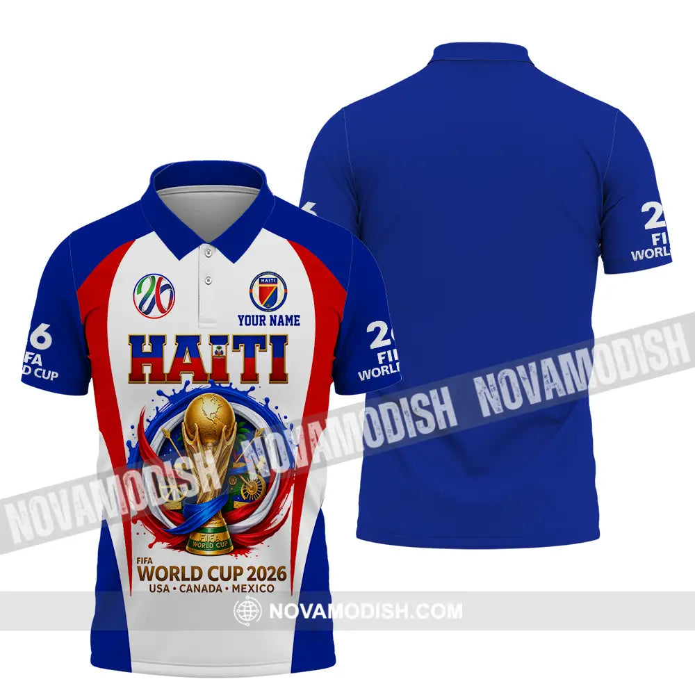 Unisex Shirt - Custom Haiti World Cup 2026 Shirt - Polo Shirt / S - T-shirt