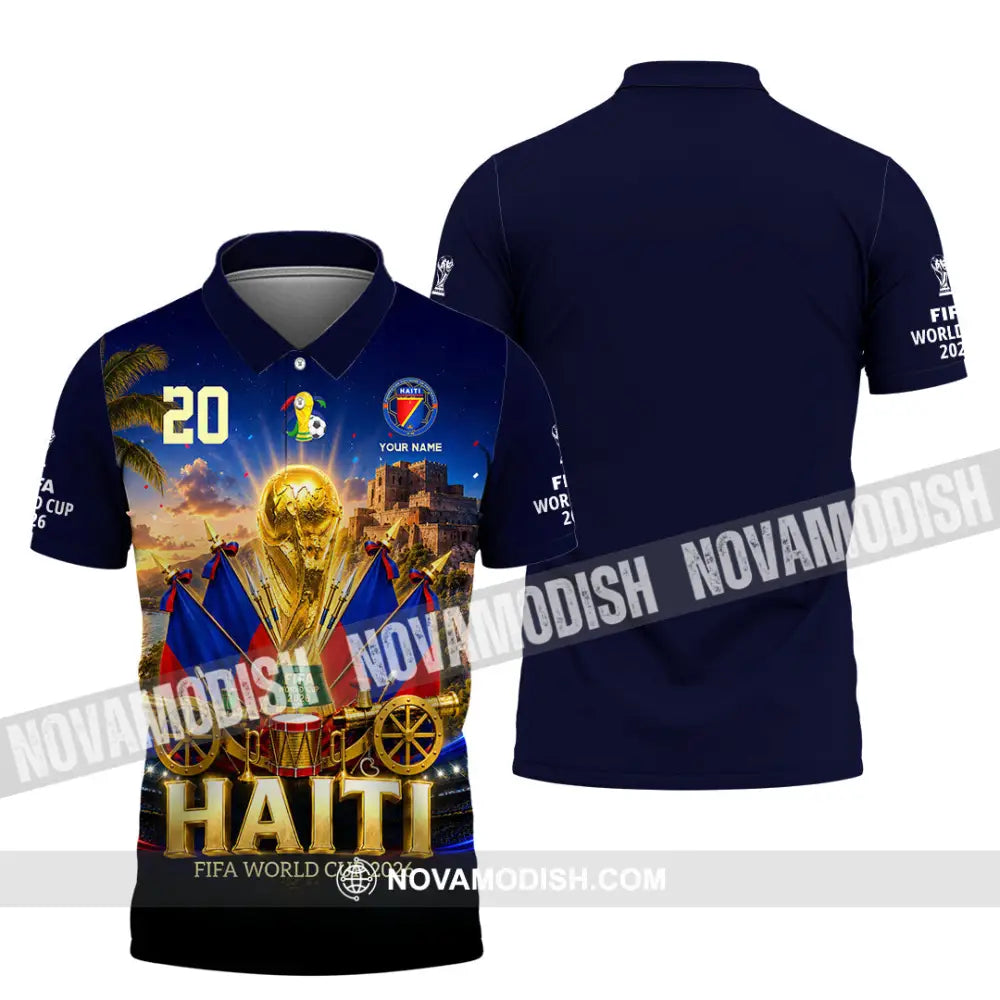 Unisex Shirt - Custom Haiti World Cup 2026 Shirt - Polo Shirt / S - T-shirt
