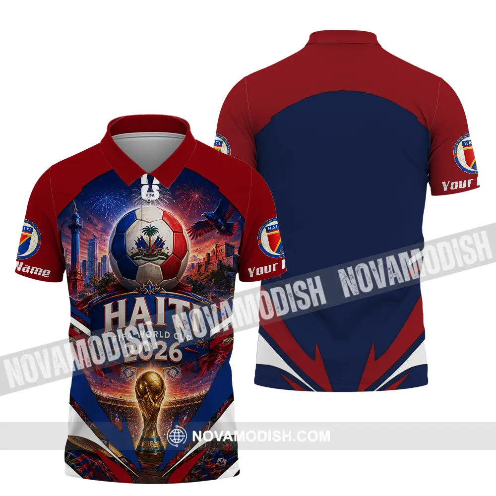 Unisex Shirt - Custom Haiti World Cup 2026 Shirt - Polo Shirt / S - T-shirt