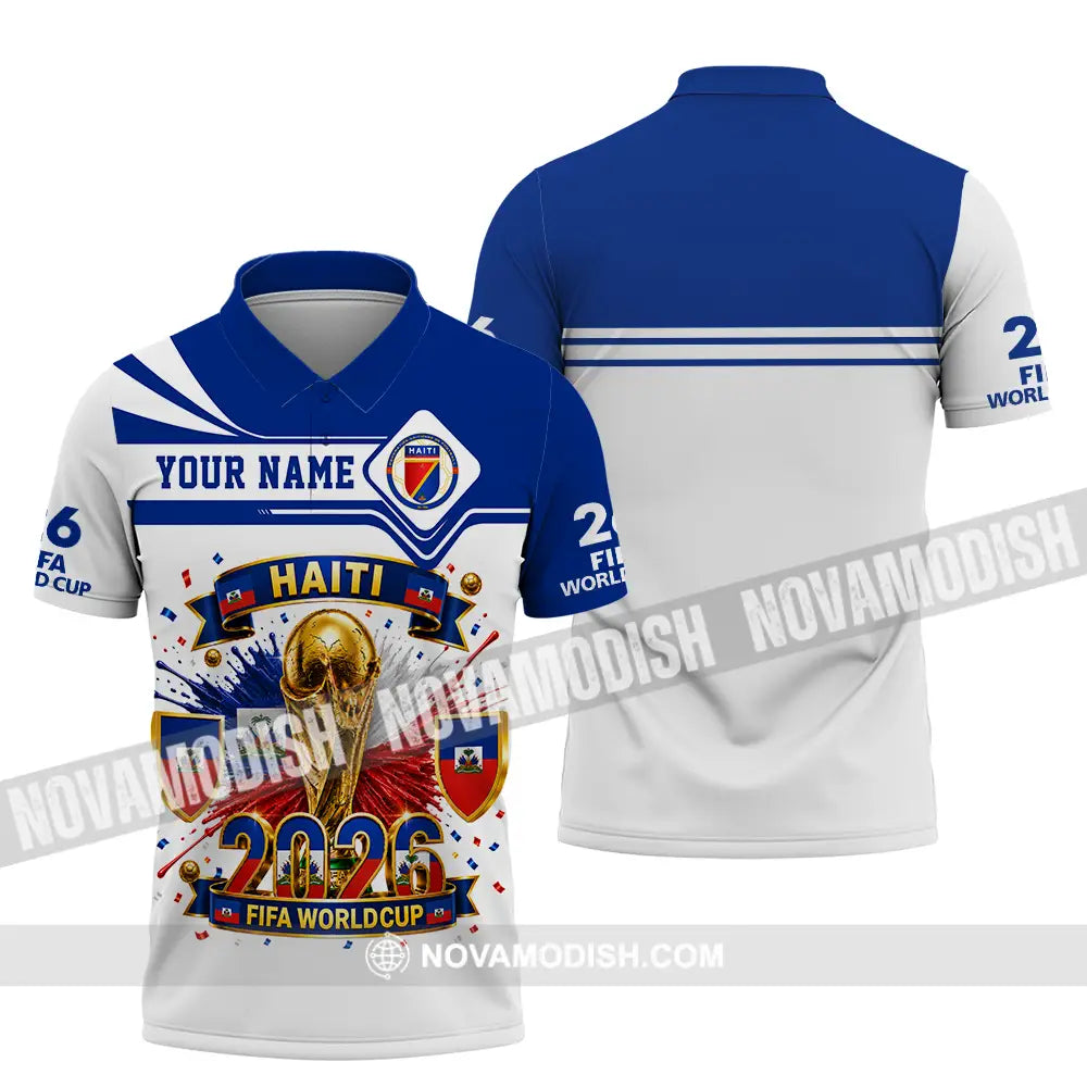 Unisex Shirt - Custom Haiti World Cup 2026 Shirt - Polo Shirt / S - T-shirt