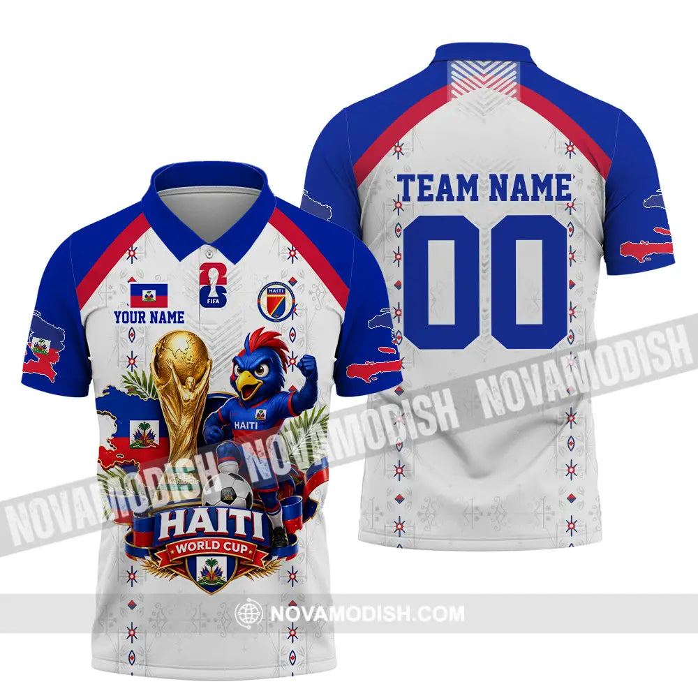 Unisex Shirt - Custom Haiti World Cup 2026 Shirt - Polo Shirt / S - T-shirt