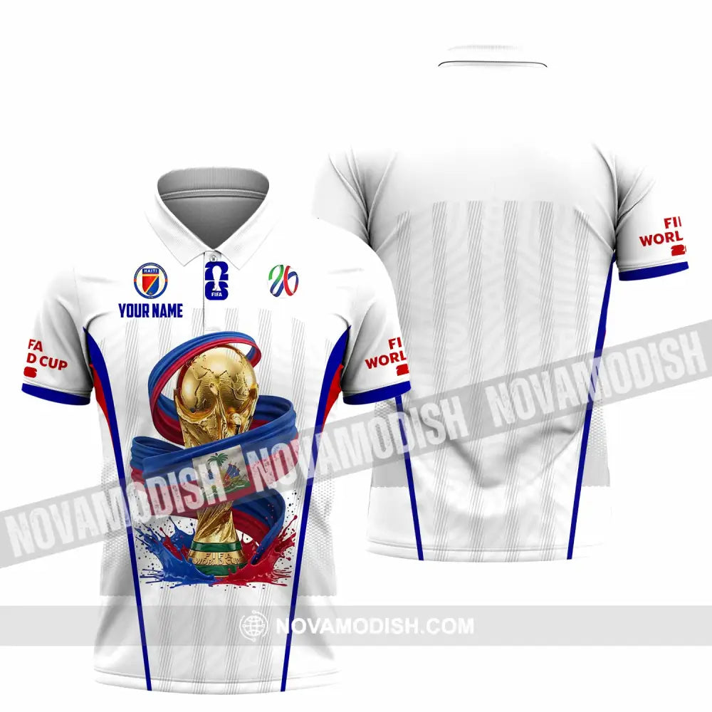 Unisex Shirt - Custom Haiti World Cup 2026 Shirt - Polo Shirt / S - T-shirt