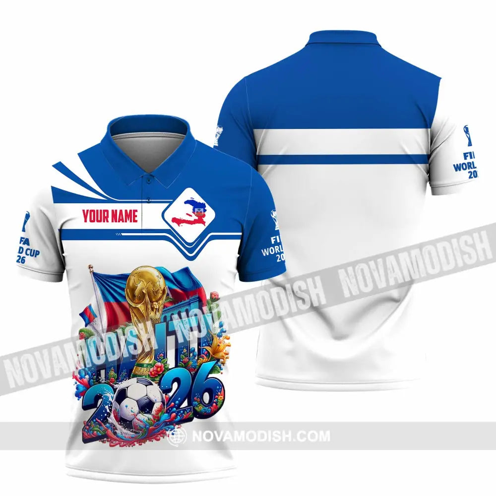 Unisex Shirt - Custom Haiti World Cup 2026 Shirt - Polo Shirt / S - T-shirt