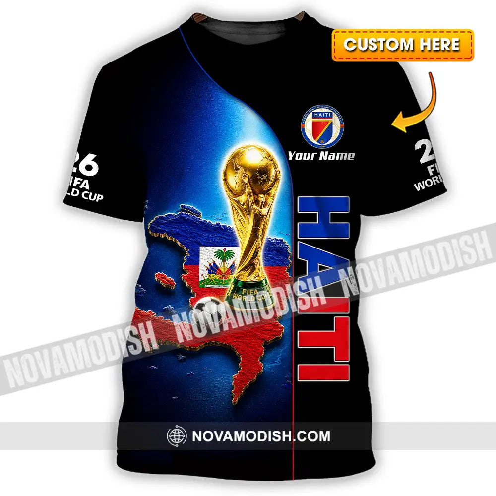 Unisex Shirt - Custom Haiti World Cup 2026 Shirt - T-shirt