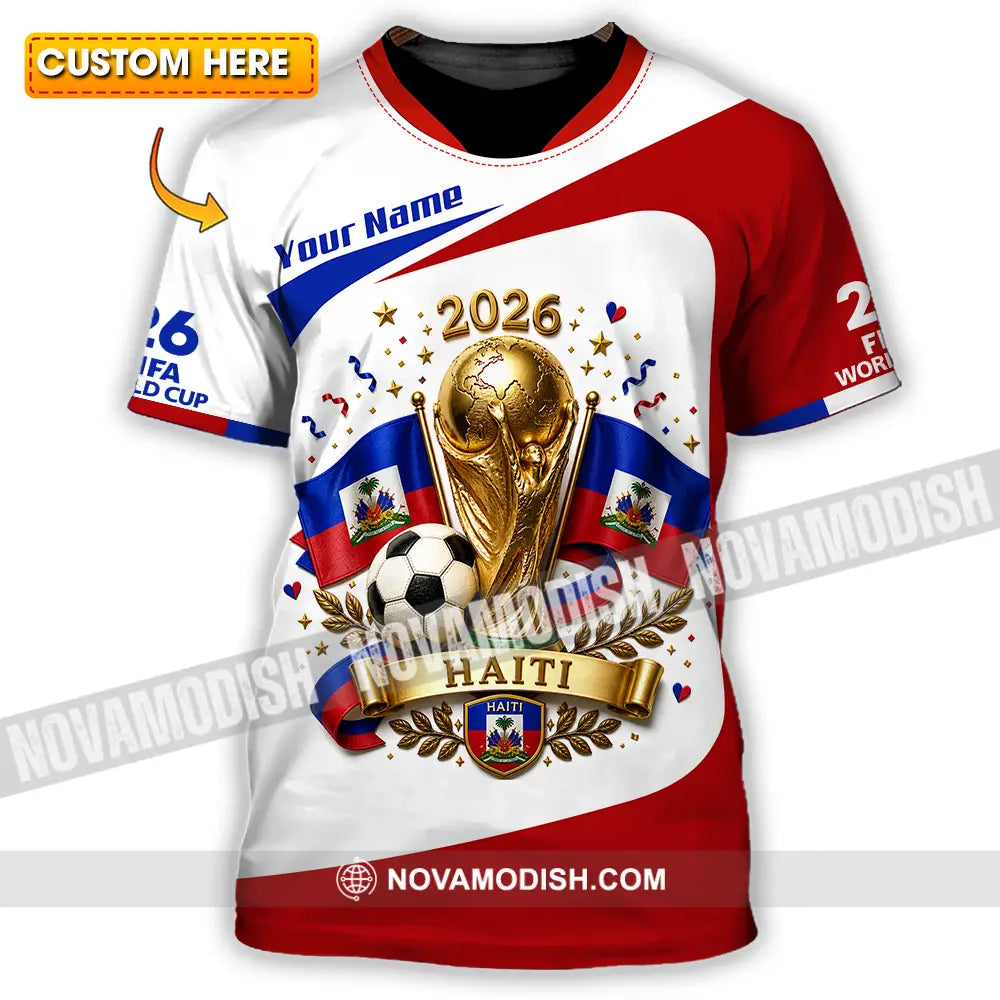 Unisex Shirt - Custom Haiti World Cup 2026 Shirt - T-shirt