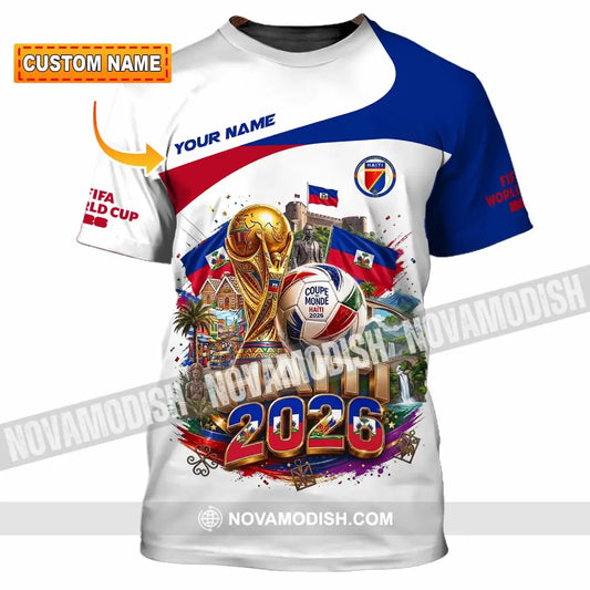 Unisex Shirt - Custom Haiti World Cup 2026 Shirt - T-shirt