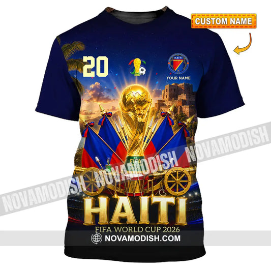 Unisex Shirt - Custom Haiti World Cup 2026 Shirt - T-shirt