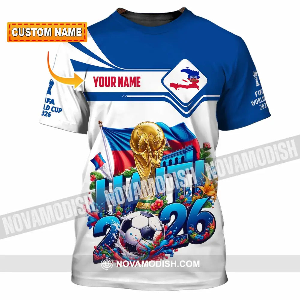 Unisex Shirt - Custom Haiti World Cup 2026 Shirt - T-shirt