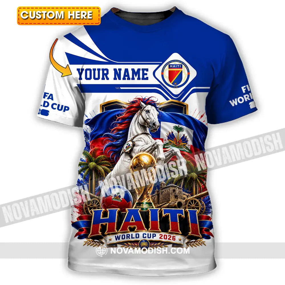 Unisex Shirt - Custom Haiti World Cup 2026 Shirt - T-shirt