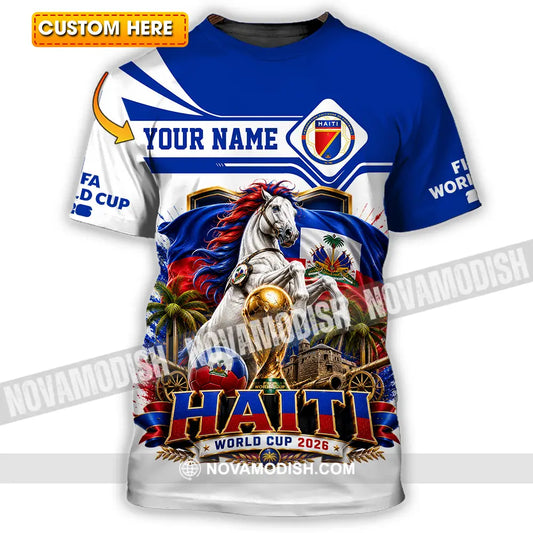 Unisex Shirt - Custom Haiti World Cup 2026 Shirt - T-shirt