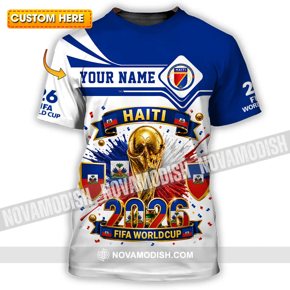 Unisex Shirt - Custom Haiti World Cup 2026 Shirt - T-shirt