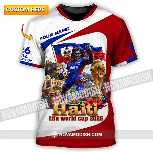 Unisex Shirt - Custom Haiti World Cup 2026 Shirt - T-shirt