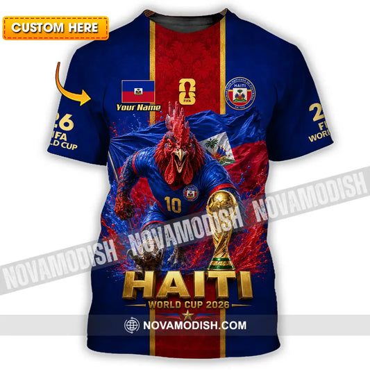Unisex Shirt - Custom Haiti World Cup 2026 Shirt - T-shirt