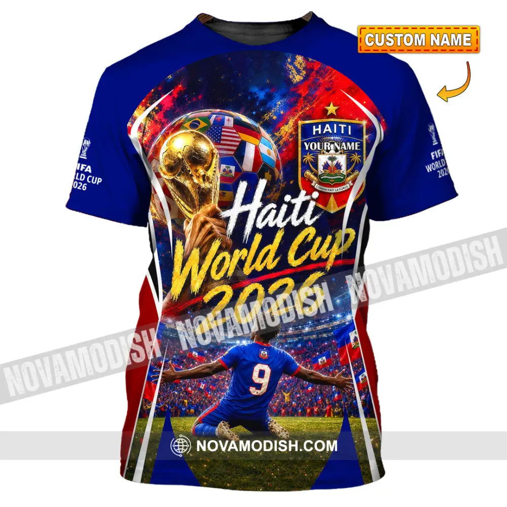 Unisex Shirt - Custom Haiti World Cup 2026 Shirt - T-shirt