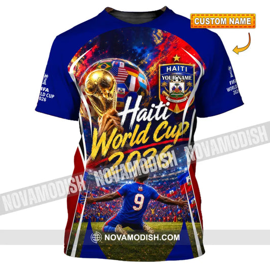 Unisex Shirt - Custom Haiti World Cup 2026 Shirt - T-shirt